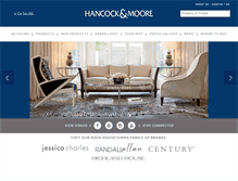 Tablet Screenshot of hancockandmoore.com